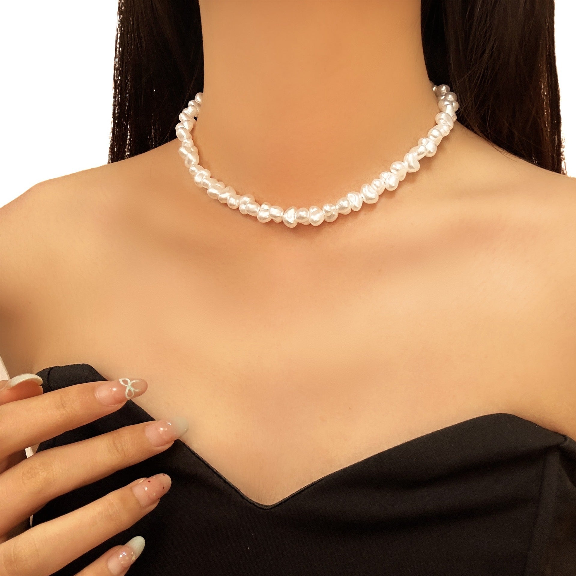 Baroque Pearl Necklace For Women Niche Temperament