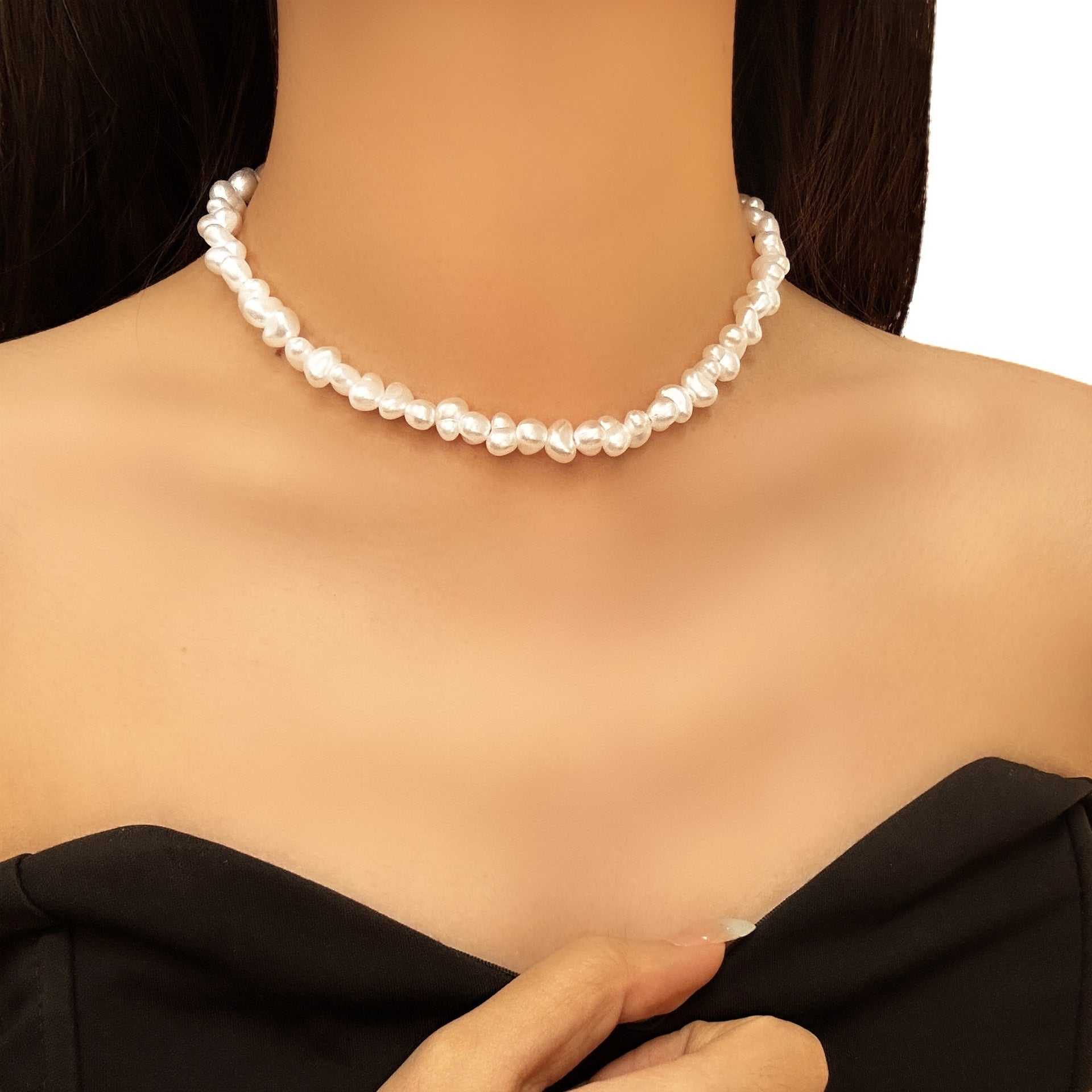 Baroque Pearl Necklace For Women Niche Temperament