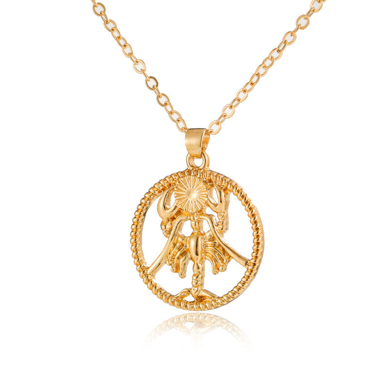 Fashion Simple Twelve Constellations Necklace