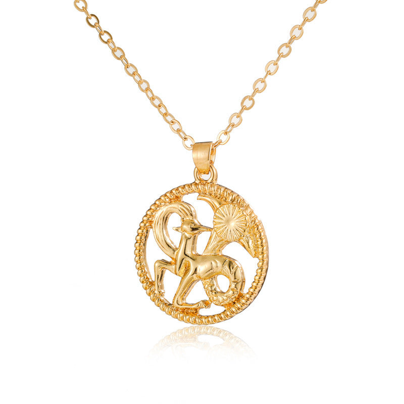 Fashion Simple Twelve Constellations Necklace