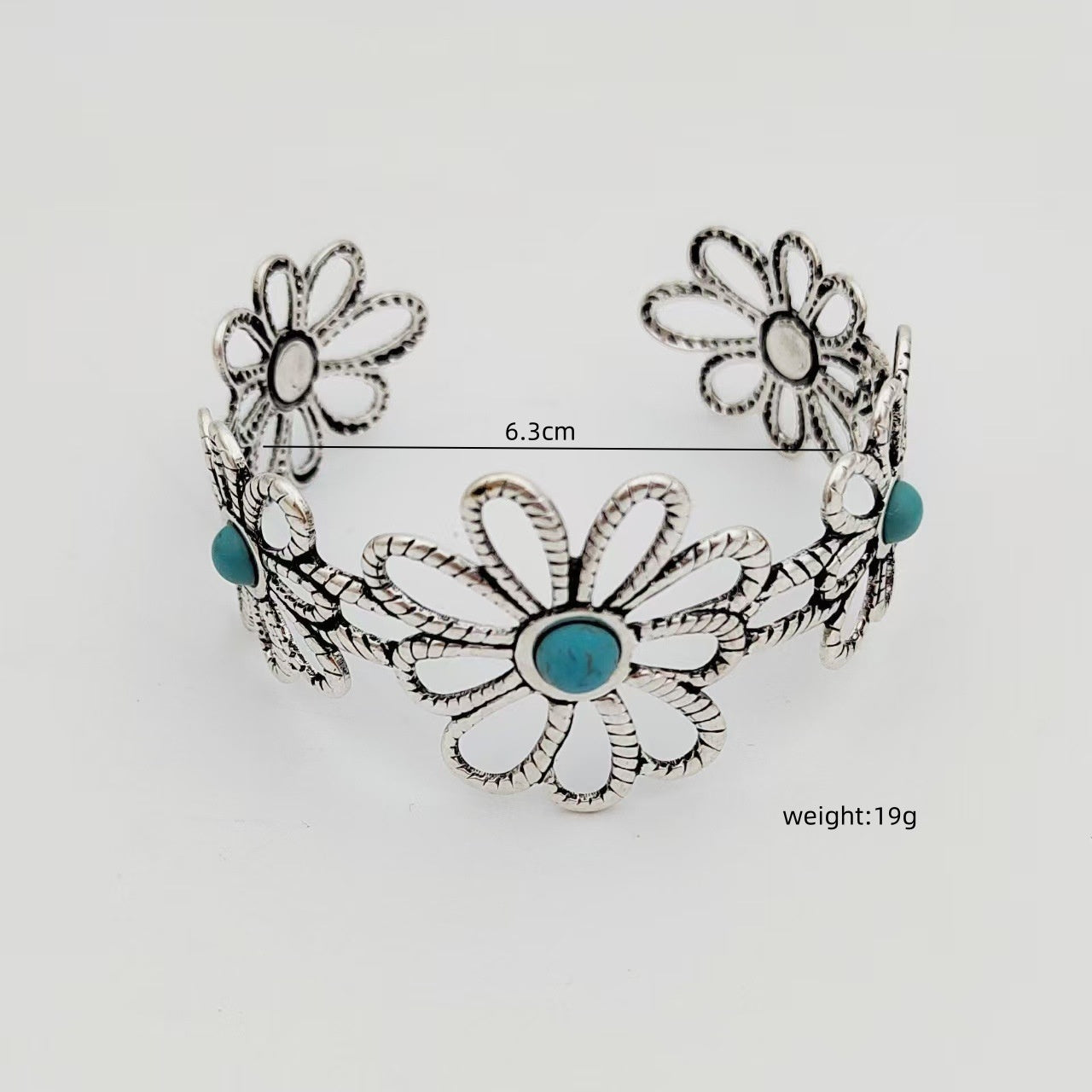 Hammered Pleated Personalized Bracelet Metal