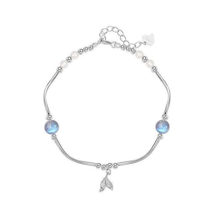 Pearl Fishtail Bracelet Ins Special-interest Design Light Luxury Women
