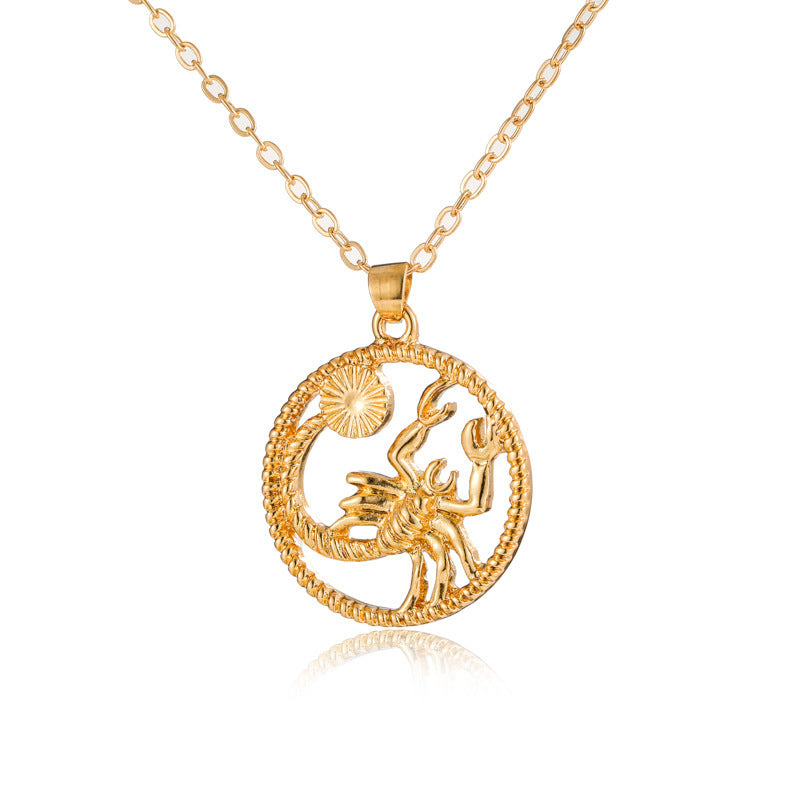 Fashion Simple Twelve Constellations Necklace