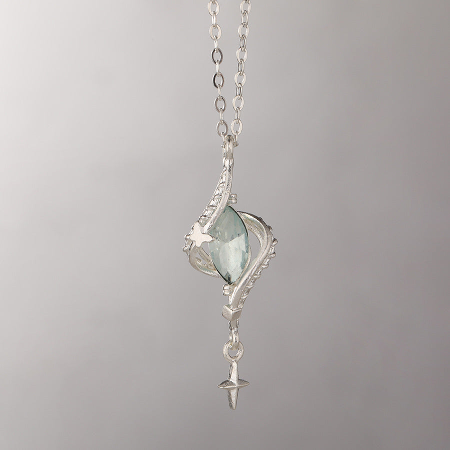 Hollow Out Creative Pendant Mori Style Winding Necklace