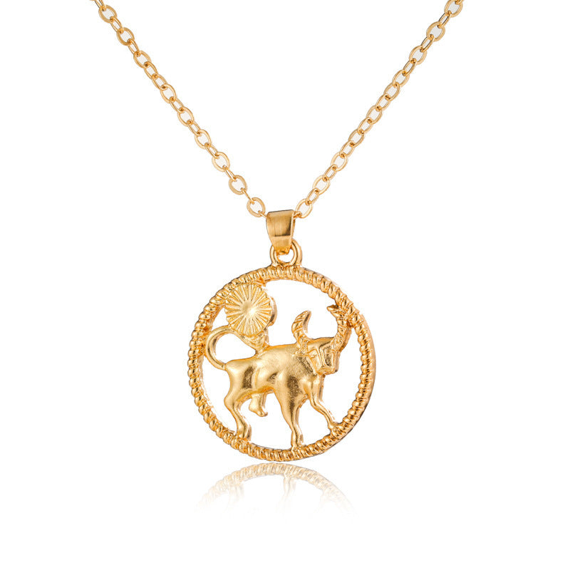 Fashion Simple Twelve Constellations Necklace