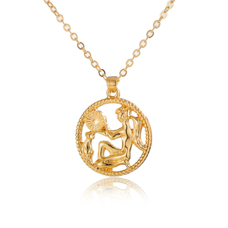 Fashion Simple Twelve Constellations Necklace