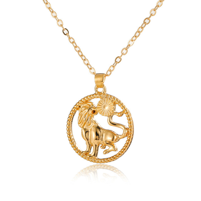 Fashion Simple Twelve Constellations Necklace