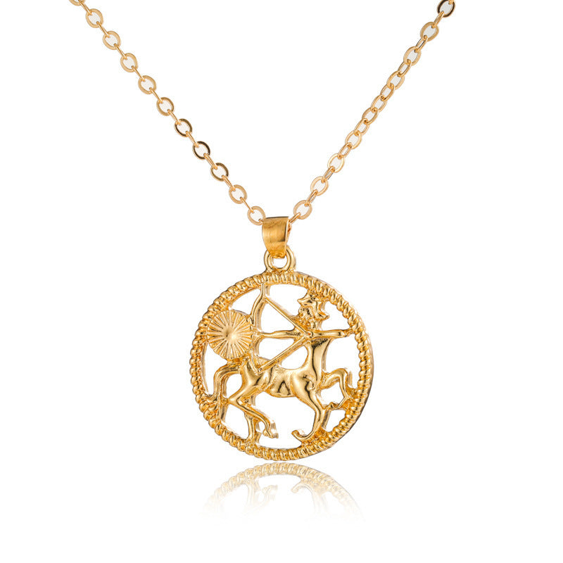 Fashion Simple Twelve Constellations Necklace